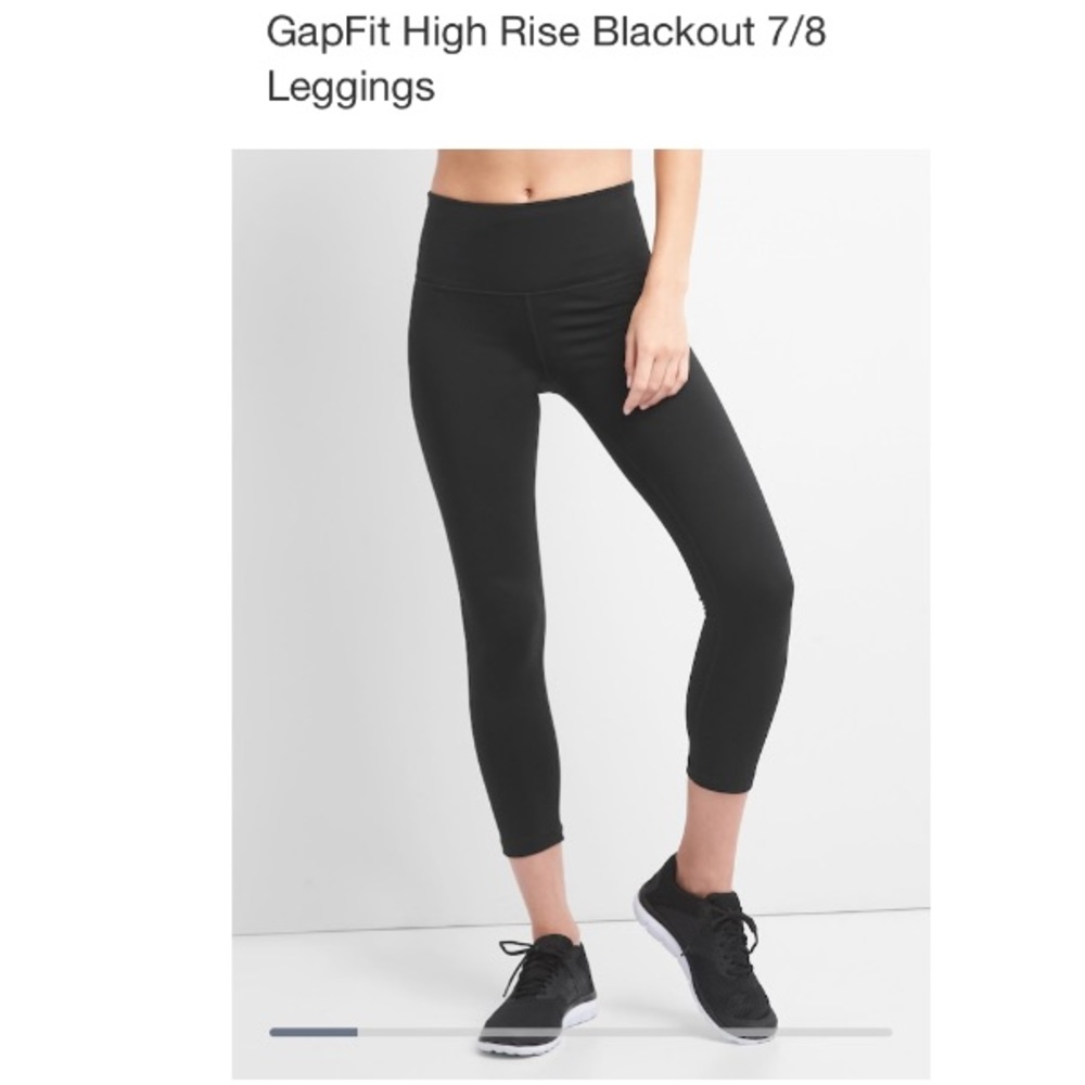GapFit High Rise Blackout 7/8 Leggings XXL